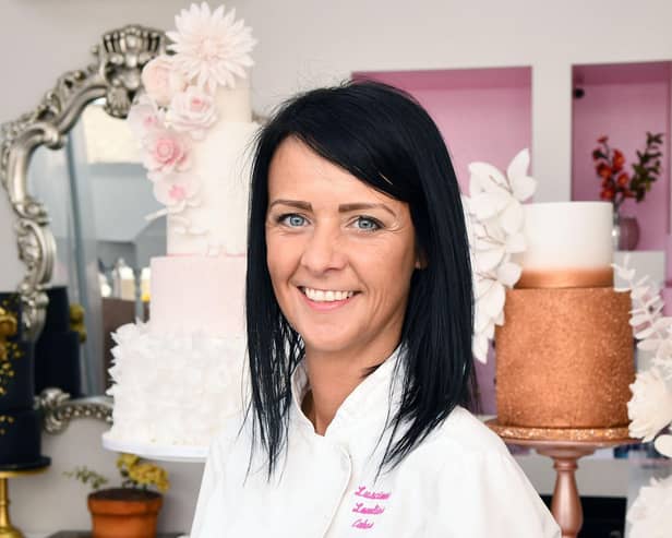 Celebration cakes by Sharon Allan, owner of Luscious Lovelies Cakes in Camelon, took the gold and silver awards at the Scottish Baker of the Year awards 2024.  (Pic: Michael Gillen)