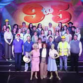 The cast of Falkirk Bohemian's 2024 production, 9 to 5 The Musical.  (Pics: Michael Gillen)