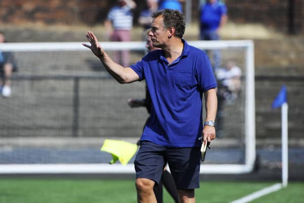 Bo'ness United manager Max Christie (Pic by Alan Murray)