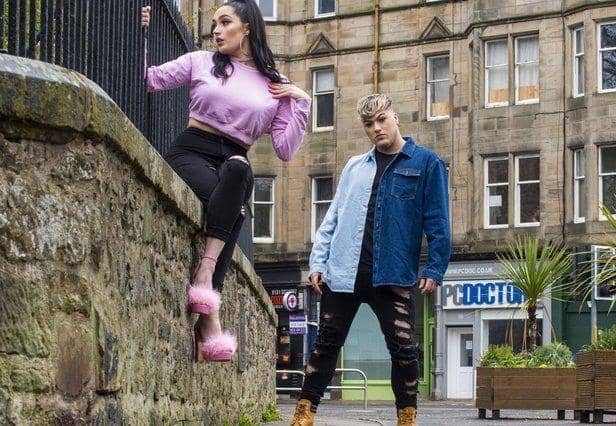 The Style Fixers, Jamie Grandison and Alannah Carson  Pic by: Lisa Ferguson