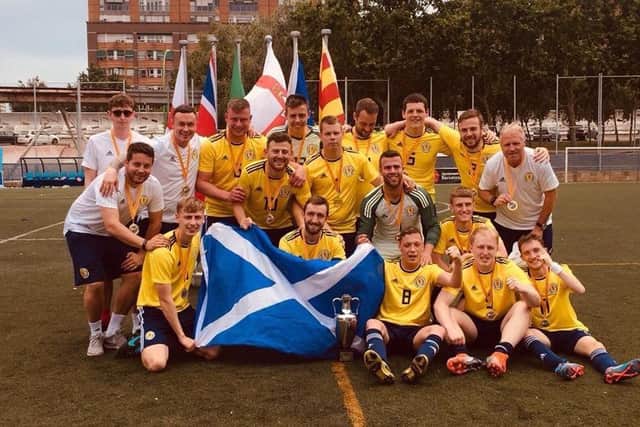 Scotland won the Barcelona International CP Football Trophy back in 2019 (Photos: Scotland National CP Team)