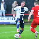 Falkirk's Callumn Morrison pictured during Falkirk's 3-0 pre-season friendly over Bonnyrigg Rose at New Dundas Park on July 4 last year (Pic by Michael Gillen)