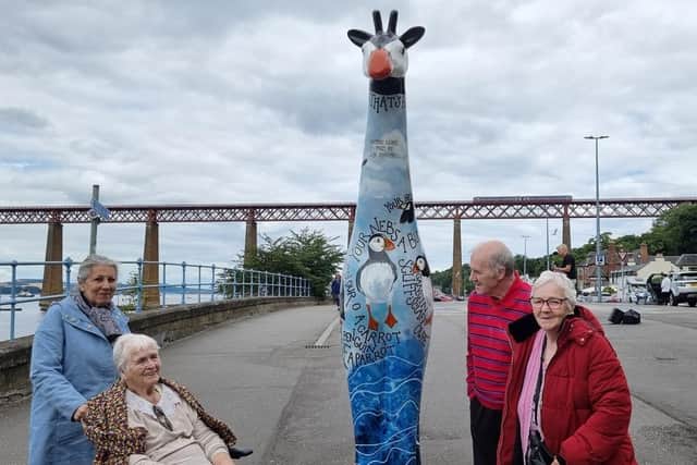 Newcarron Court Care Home residents enjoy a day out in South Queensferry