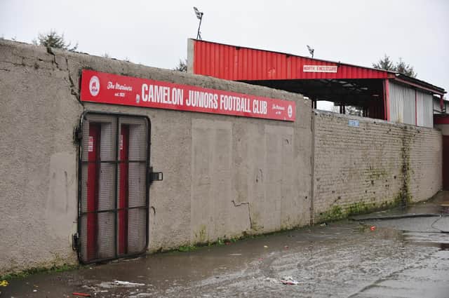 Carmuirs Park, home of Camelon Juniors FC (Pic: Alan Murray)