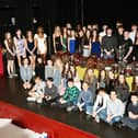 Just some of the award winners at the Dobbie Hall on Saturday as Falkirk Vics celebrated their athletes achievements (Photo: Michael Gillen)