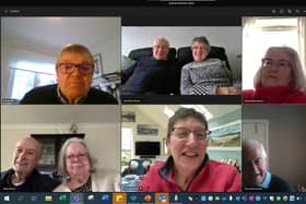 Alzheimer Scotland's Falkirk singing group has adapted with the times and COVID-19 restrictions to offer online sessions