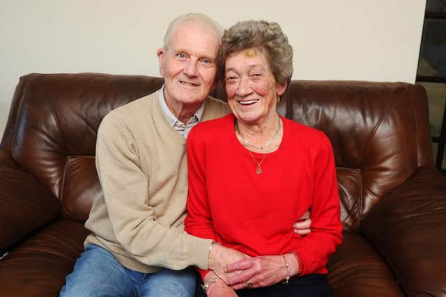 Grangemouth couple Jimmy and Nancy Walker celebrate their diamond wedding anniversary on December 30
