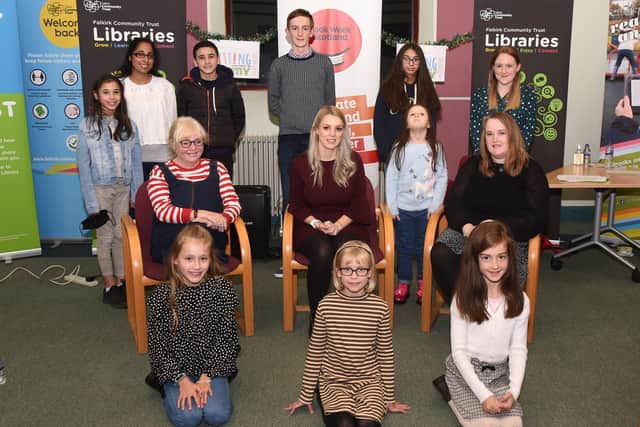 18-11-2021. Picture Lisa Evans. FALKIRK, Falkirk Library. Writing Rammy prize presentation, hosted by author Helen MacKinven.