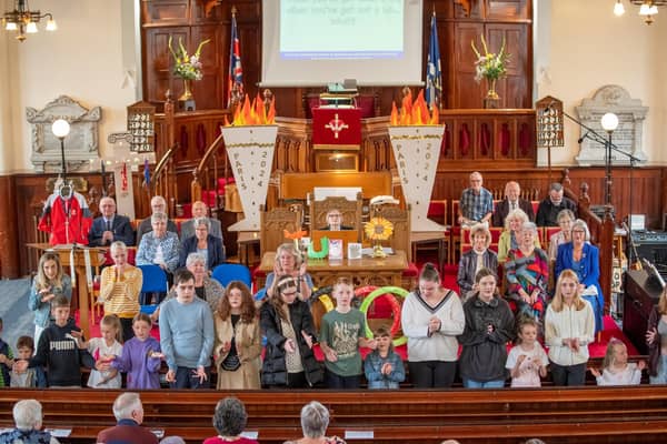 Celebration of the Going for Gold Holiday Club earlier this month. Pic: Syd Thomson