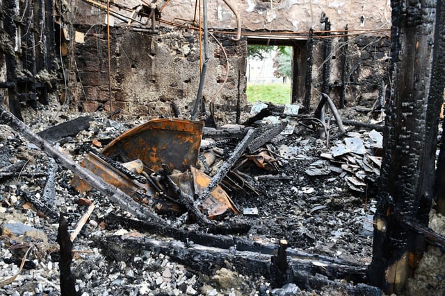 18 photographs showing the dilapidated state of former Falkirk area ...