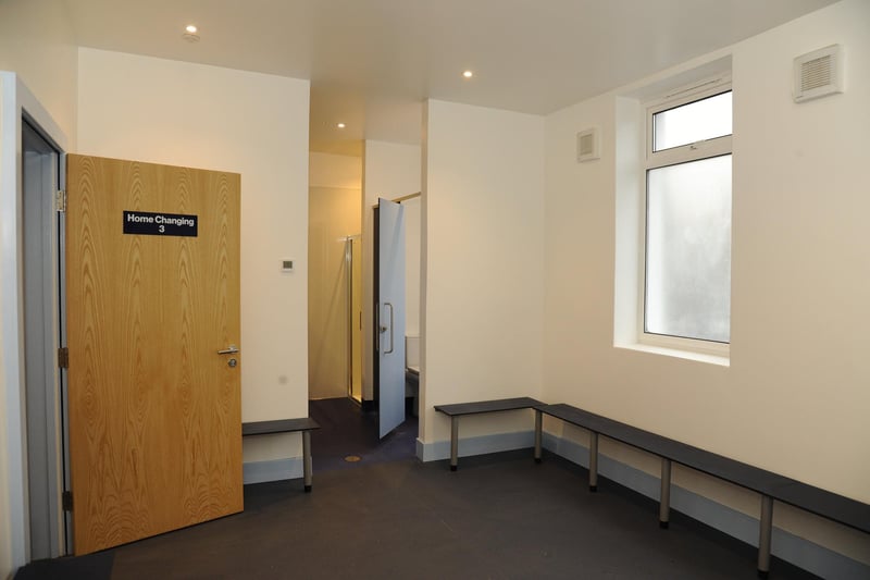 There are changing facilities for male and female, male and female referee changing rooms