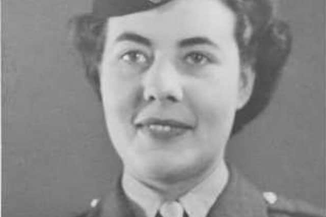 A young Nessie Brisbane in her Military Police uniform.