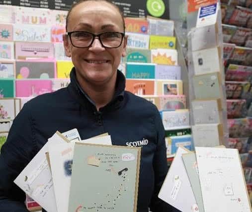 Scotmid stores across the district stock the cards supporting Maggie's. Pic: Contributed