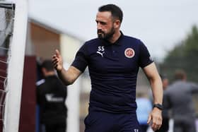 Stenny boss Stephen Swift was not happy with his side's defending (Library pic by Scott Louden)
