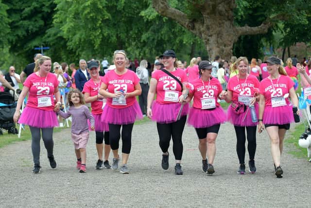 People will once again Race for Life at Callendar Park this weekend. (Pic: Michael Gillen)