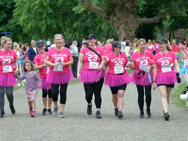 People will once again Race for Life at Callendar Park this weekend.  (Pic: Michael Gillen)
