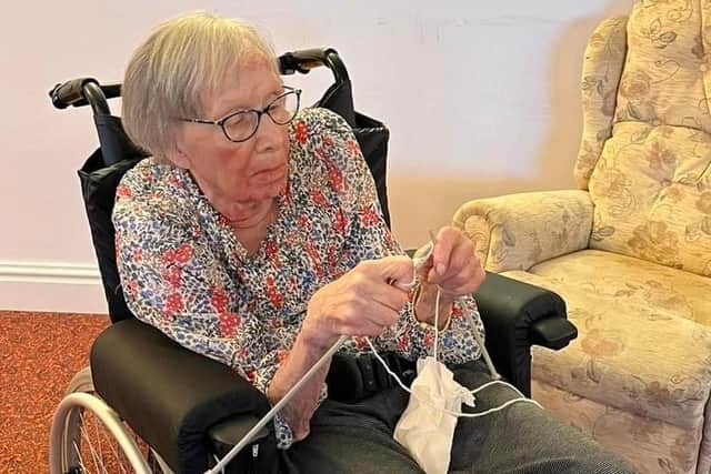 The Newcarron knitters put their wool working skills to good use got a great cause