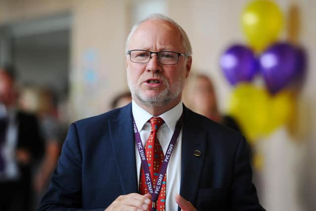 Forth Valley College principal Dr Ken Thomson. Picture: Michael Gillen.