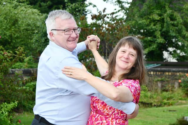 David and Eileen Sharp are back dancing again, winning competitions, four years after David suffered a cardiac arrest. (Pic: Michael Gillen)