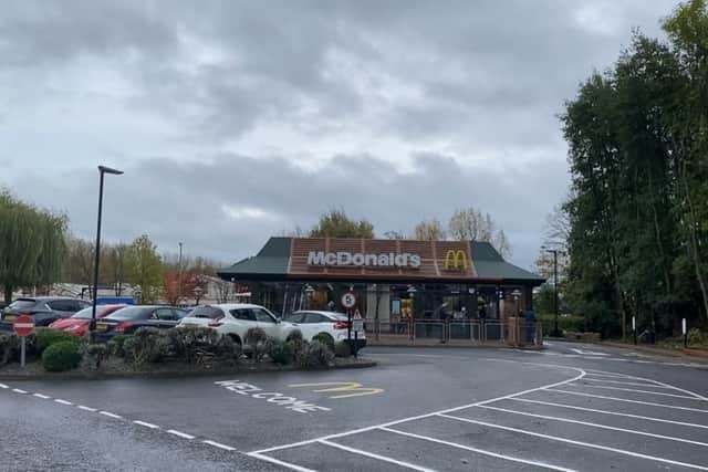 McDonalds restaurant and drive through has re-opened at Grangemouth's Earls Gate Roundabout