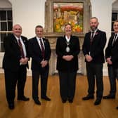 Provost park is the first female to hold the role of Provost and will be supported by Senior Bailie Derek Green, Middle Bailie Lee Frickleton, Baron Bailie Martin Brown and newly elected Junior Bailie William Calder. Photo by Andrew West.