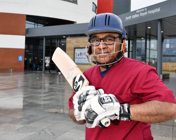 Forth Valley Royal Hospital consultant surgeon Peter Moses is off to the Over-60s World Cup in India later this month (Photo: Michael Gillen)