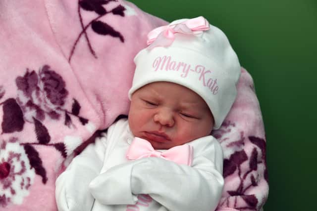 Mary-Kate Tams is a 'Twosday' baby, born on Tuesday, 22-2-22. Pics: Michael Gillen