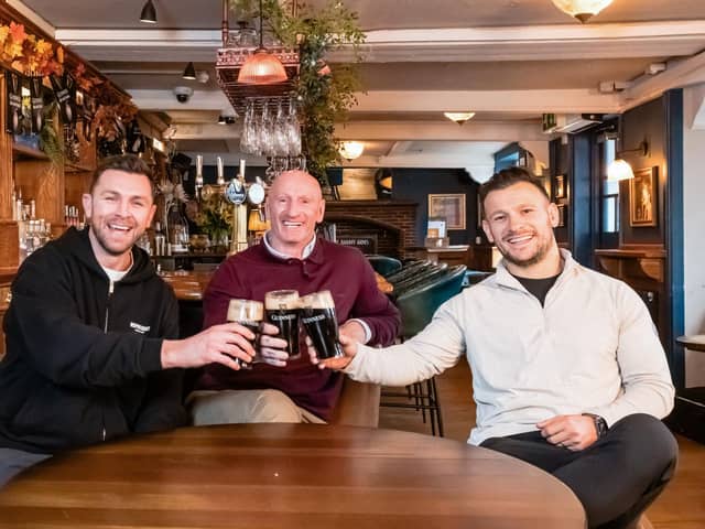 Rugby legends Ryan Wilson, Gareth Thomas and Danny Care settle in for the Six Nations