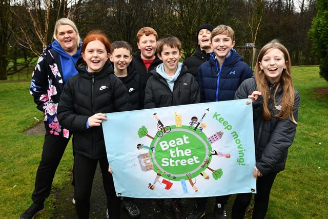 Antonine Primary School pupils are on board for this new initiative.
