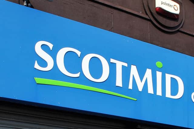 Cains armed himself with a broken bottle and a knife inside the Scotmid store