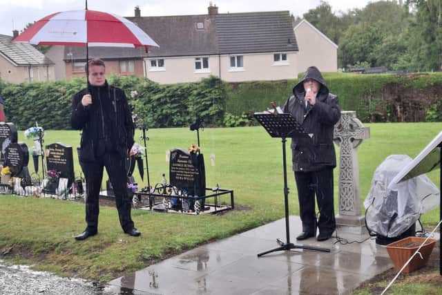 Ballie Billy Buchanan organised the service. Pic: Contributed