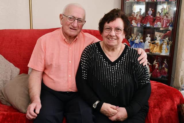 Bill Mochrie and Morag Mochrie celebrated their diamond anniversary was on March 30.