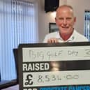 Lorry driver James Finnie helped raise £10,000 for Prostate Cancer UK with a charity golf day
(Picture: Submitted)