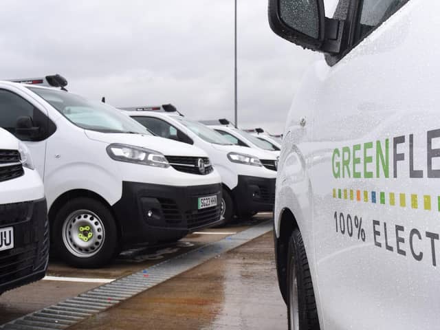 The council's ever growing green fleet of environmentally friendly vehicles was one of the major factors in it cutting down on carbon emissions (Picture: Submitted)