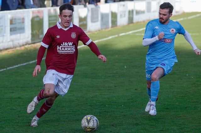 Mark Stowe was booked for diving at Inverkeithing (Library pic by Scott Louden)