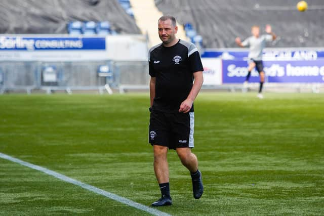 East Stirlingshire v Kirkcaldy & Dysart 20/08/22 Shire Manager Derek Ure