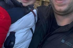 James Forbes, 36, with his three-year-old son, also James. Pic: Contributed