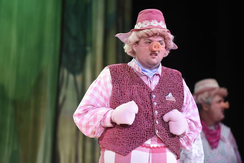 If you want to see a talking pig then head along to Shrek the Musical