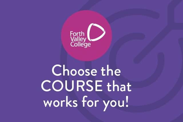 Forth Valley College could be your next step into a brighter future