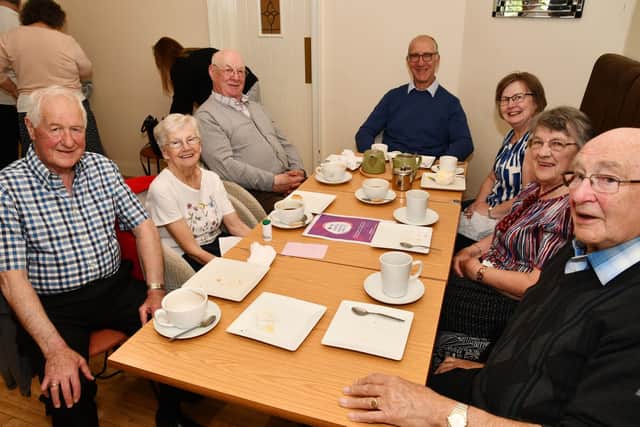Alzheimers Scotland marked Dementia Awareness Week with a meeting of its Falkirk Cafe group who gather every Thursday at Central Park