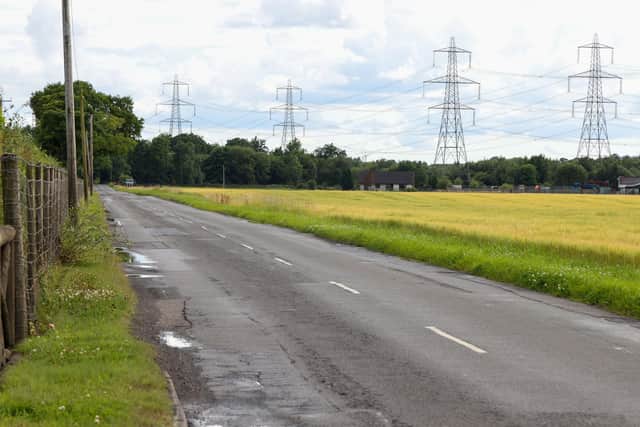 The fatal crash that left three dead was on the Moss Road, near Dunmore on Friday evening. Pic: Mark Ferguson