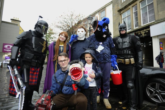 There was a variety of Hallowe'en themed fun activities taking place in Falkirk town centre on Saturday.  Pic: Alan Murray