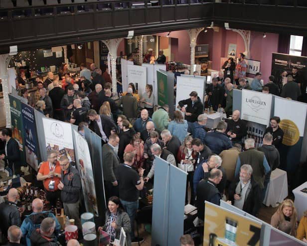 People enjoying Clackmannanshire's Whisky Festival. Pic: Submitted