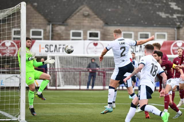 24-02-2024. Picture Michael Gillen. KELTY. New Central Park. Kelty Hearts FC v Falkirk FC. Season 2023 - 2024. Matchday 25. SPFL cinch League One.:.