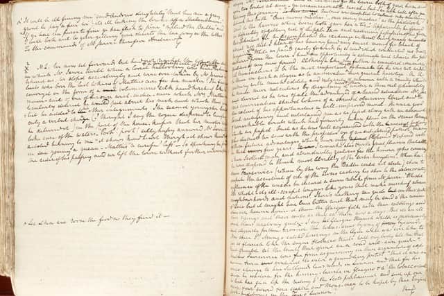 Scots are now being invited to view the manuscript. (Pic: Sotheby’s)