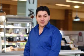 Erdal Ozer, owner of The Allotment Cafe, is one of the local business owners featuring in a series of 'behind the business' videos commissioned by Falkirk Delivers (pic: Michael Gillen)