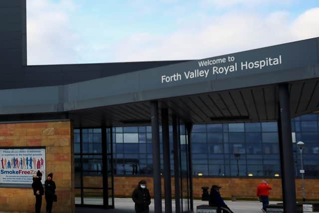 Mitchell had a knife in his possession at Forth Valley Royal Hospital