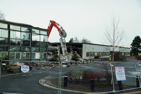 Forth Valley College Middlefield Building demolished January 2015