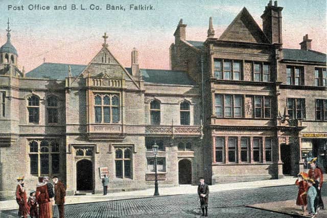 Falkirk's new post office from 1893.