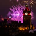 Edinburgh Hogmanay celebrations last year after the First Minister announced today it is not expected that there will be an easing of lockdown restrictions for this year's celebrations (Photo: Ian Georgeson).